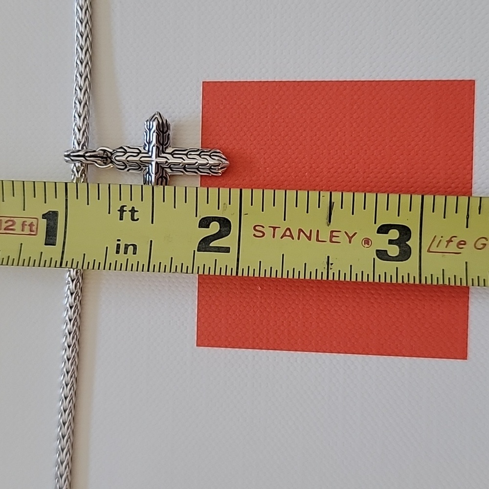 John Hardy Sterling Silver Cross Pendant Bracelet NWT SIZE SMALL. Final Sale - Picture 8 of 9